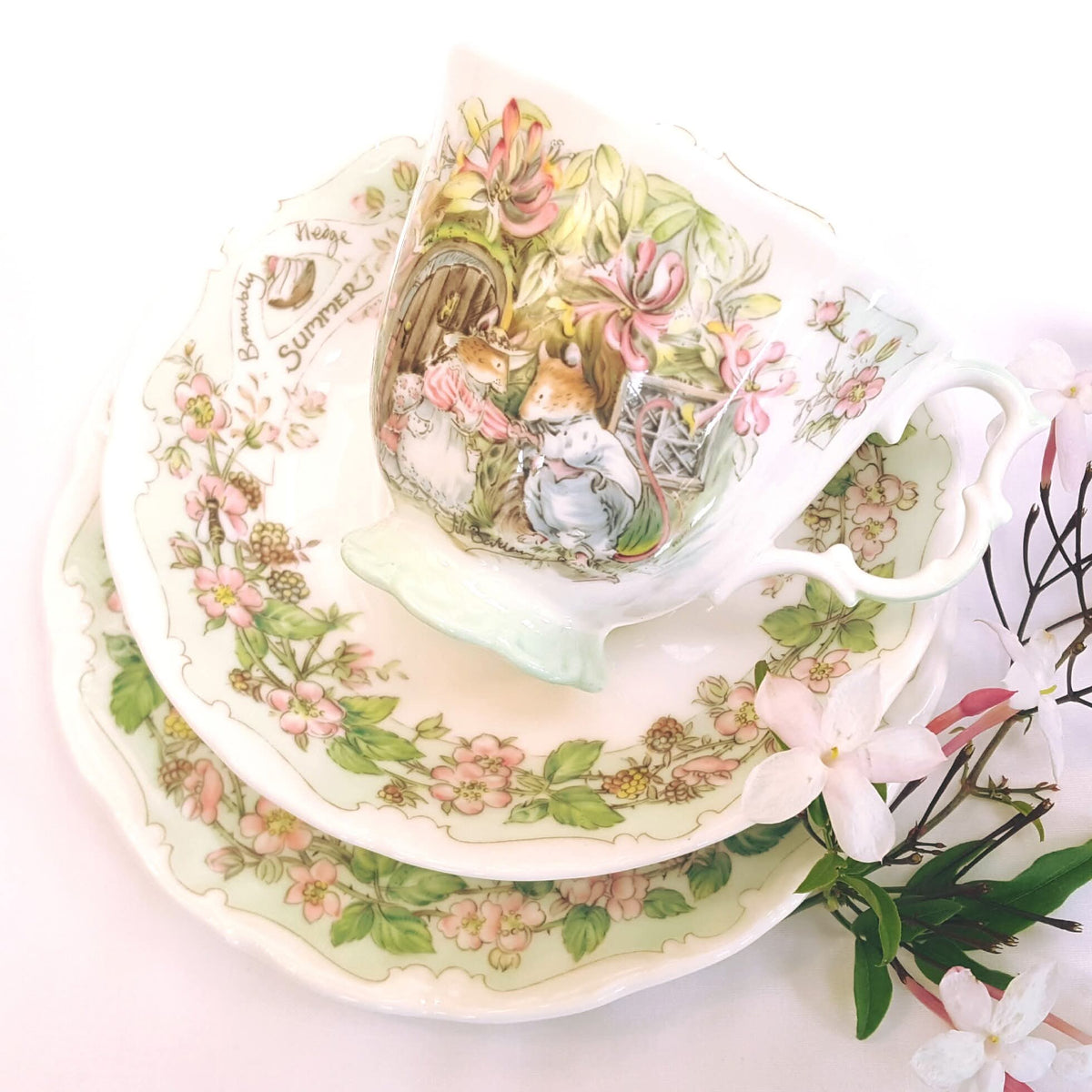 Royal Doulton | Brambley Hedge — Summer | Trio | Jill Barklem | 1983