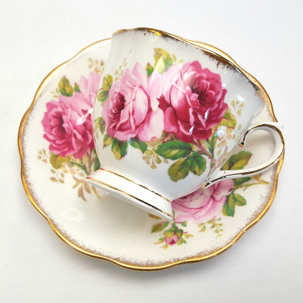 Royal Albert | American Beauty | Trio | Fine Bone China | England, c.1950s–1960s