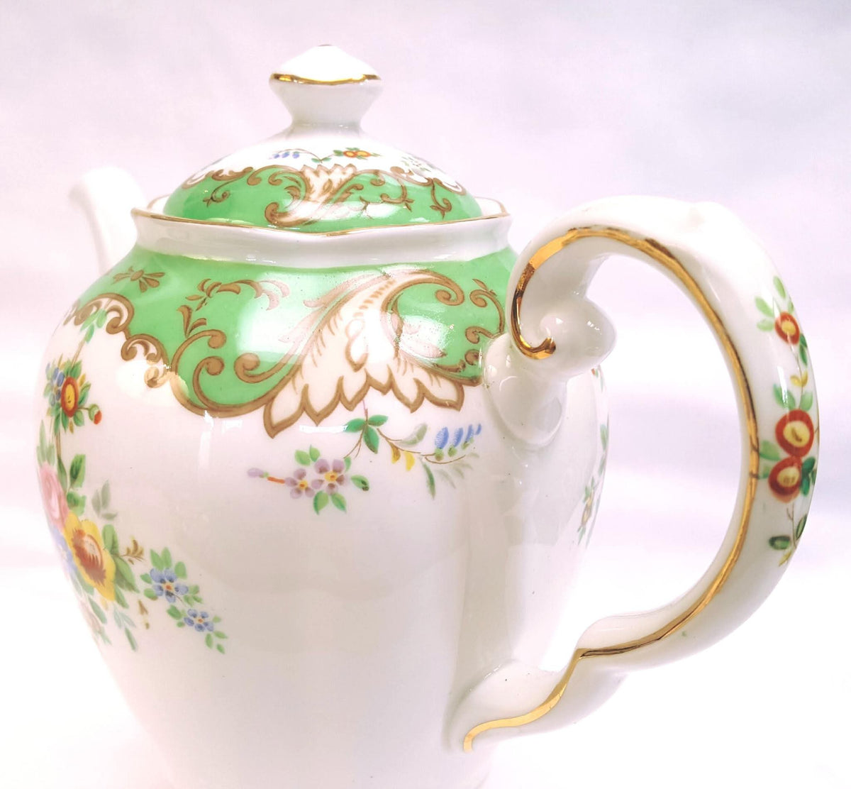 Tuscan Fine Bone China | 'Blenheim' Pattern | Part Coffee Set | 9 Pieces | Circa 1940s