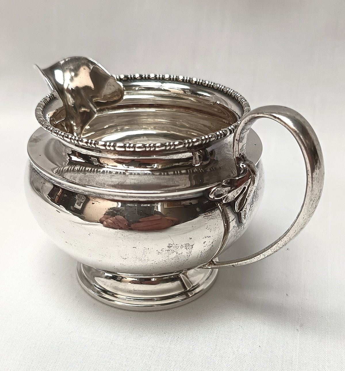 Beautiful Antique Hallmarked Sterling Silver Milk Jug – Mappin & Webb, Sheffield 1916