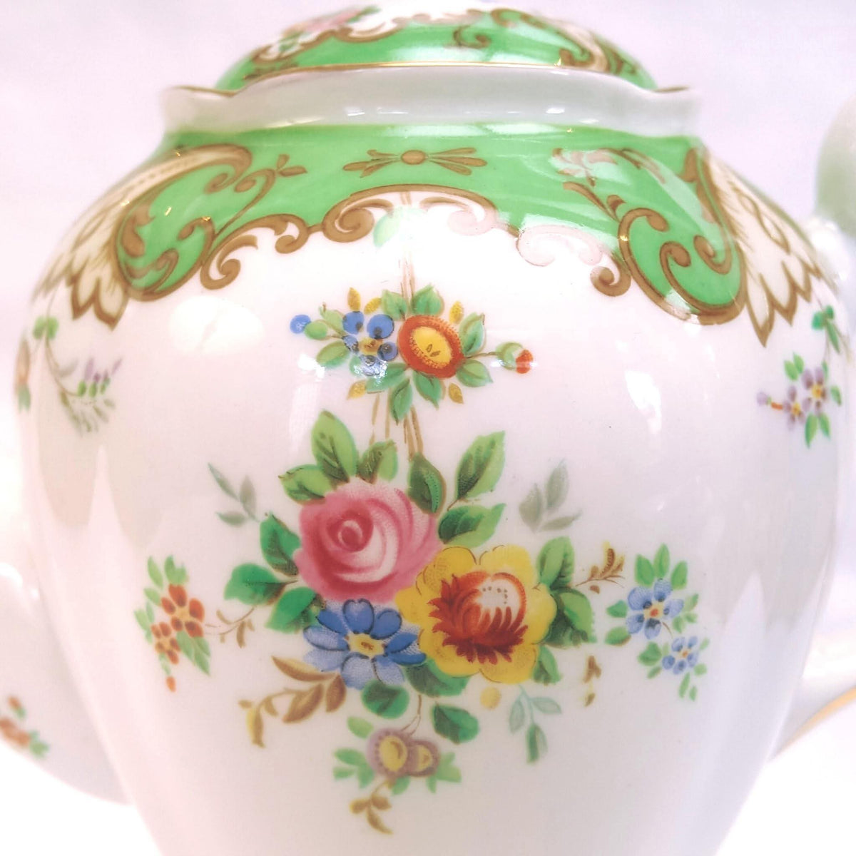 Tuscan Fine Bone China | 'Blenheim' Pattern | Part Coffee Set | 9 Pieces | Circa 1940s