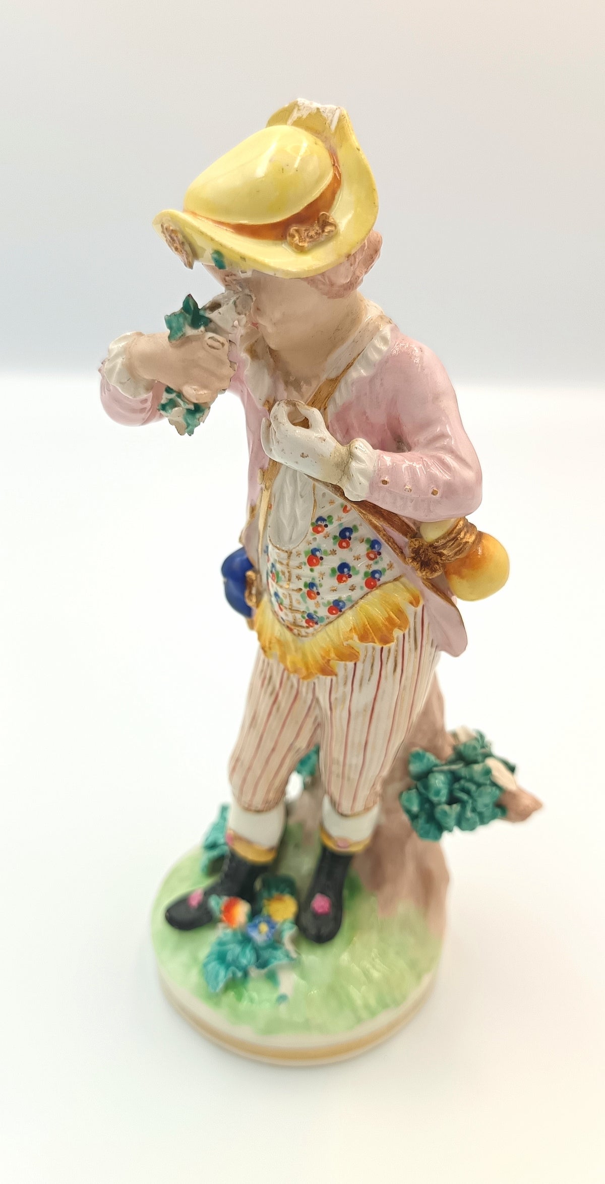 Attributed to Bloor Derby | Pastoral Shepherd Boy | Bocage Figure | Polychrome Porcelain | c.1820–1840