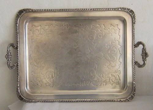 Sheffield Silver Plate | Five-Piece Tea & Coffee Service with Tray | Repousse Foliate Decoration | England | c.1890–1920