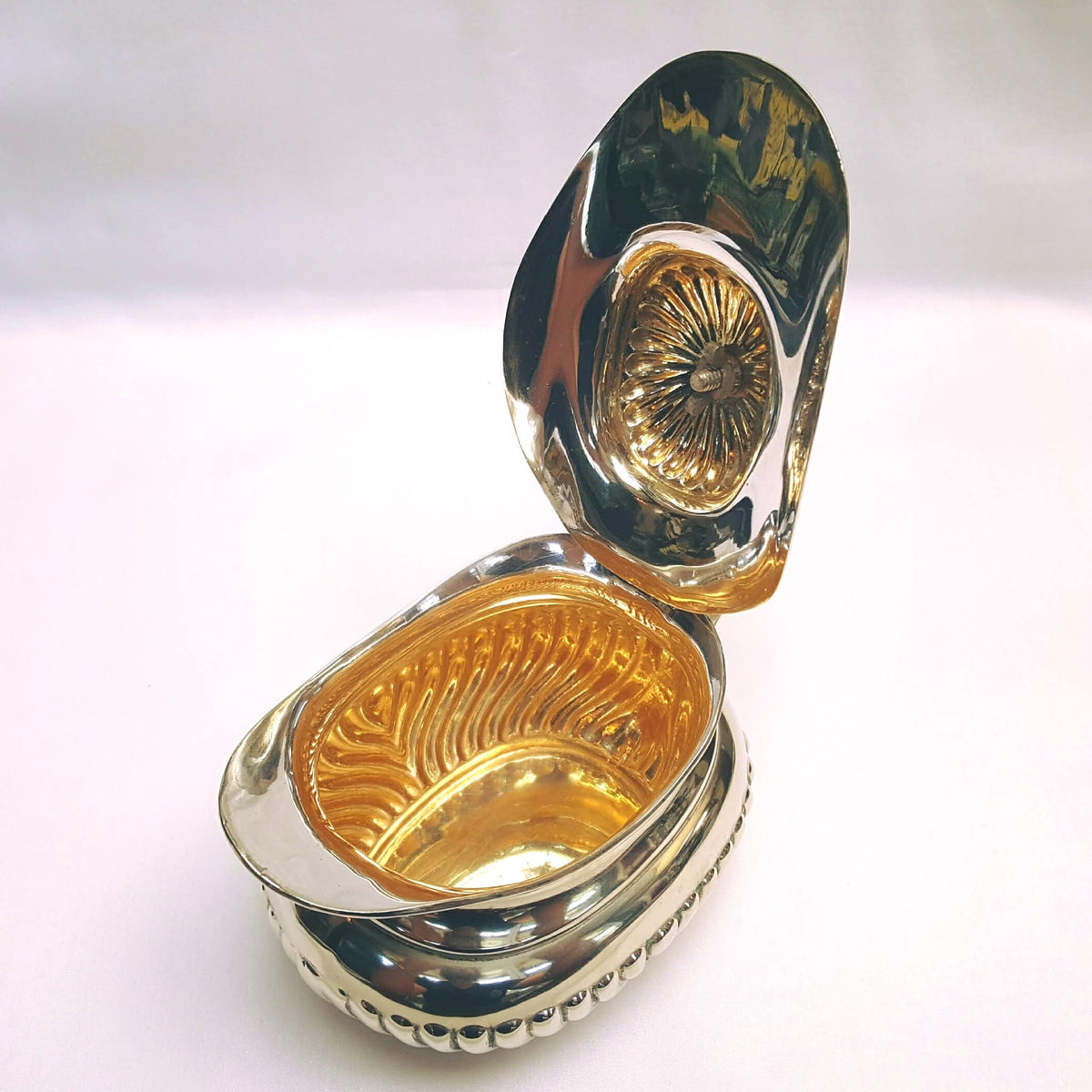 Antique Victorian Silver Plated 3-Piece Reeded Tea Set | Gilded Interiors | Teapot, Lidded Milk Jug & Sugar Bowl | Excellent Condition