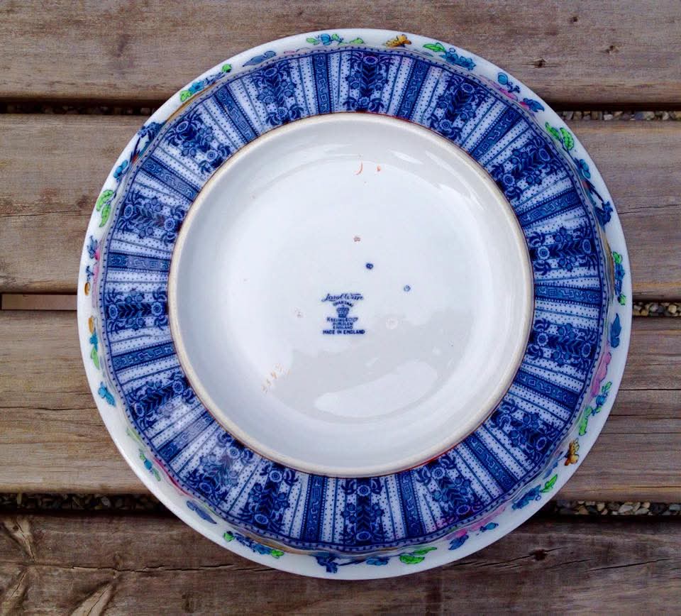 Keeling & Co. Ltd | Losol Ware | Shanghai | Washbowl and Jug | Semi-Porcelain | Burslem, England | c.1912–1936