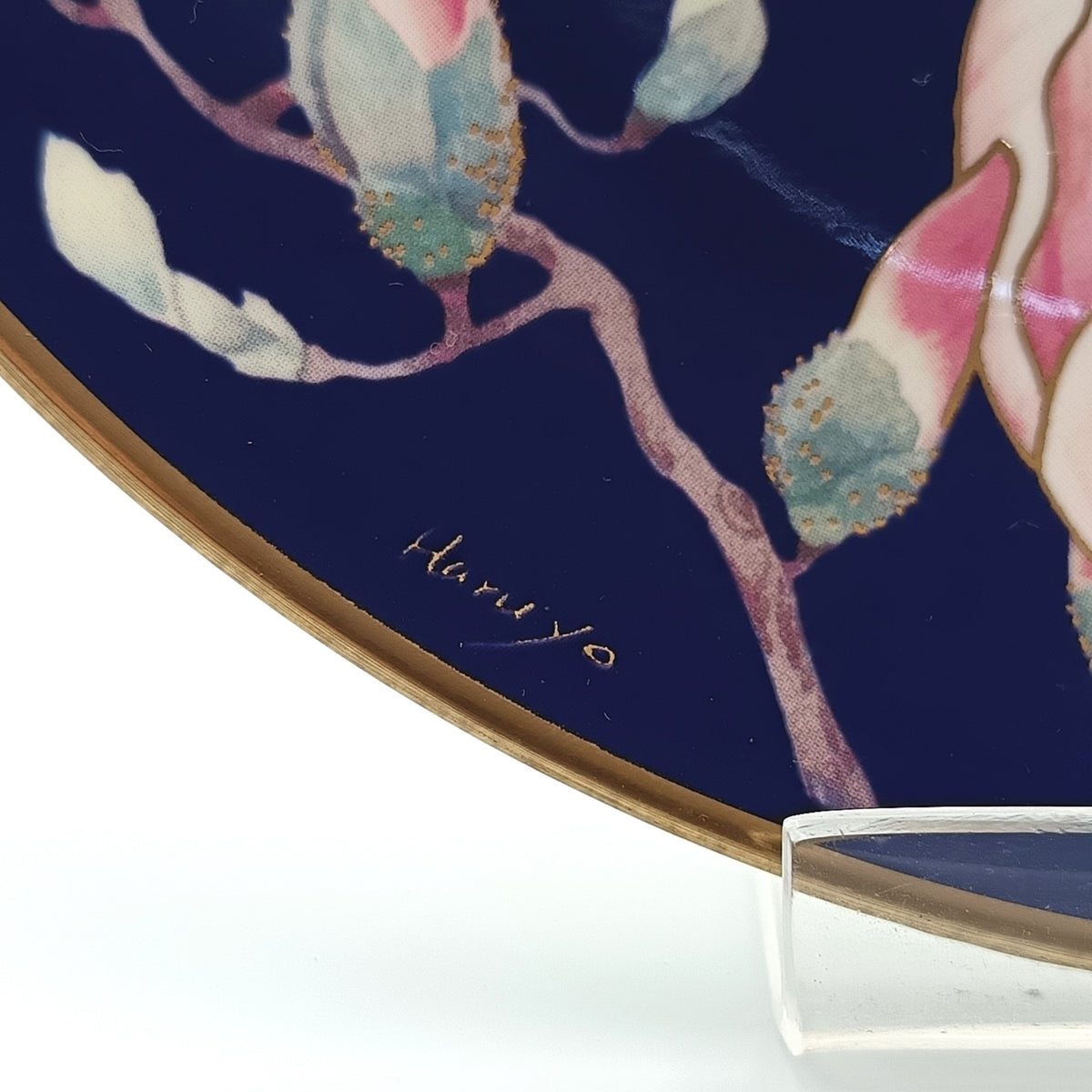 Wedgwood | Bone China | Collector Plate | ‘Wisteria and Magnolia’ | Treasures of the Moon Series | England | Late 20th Century