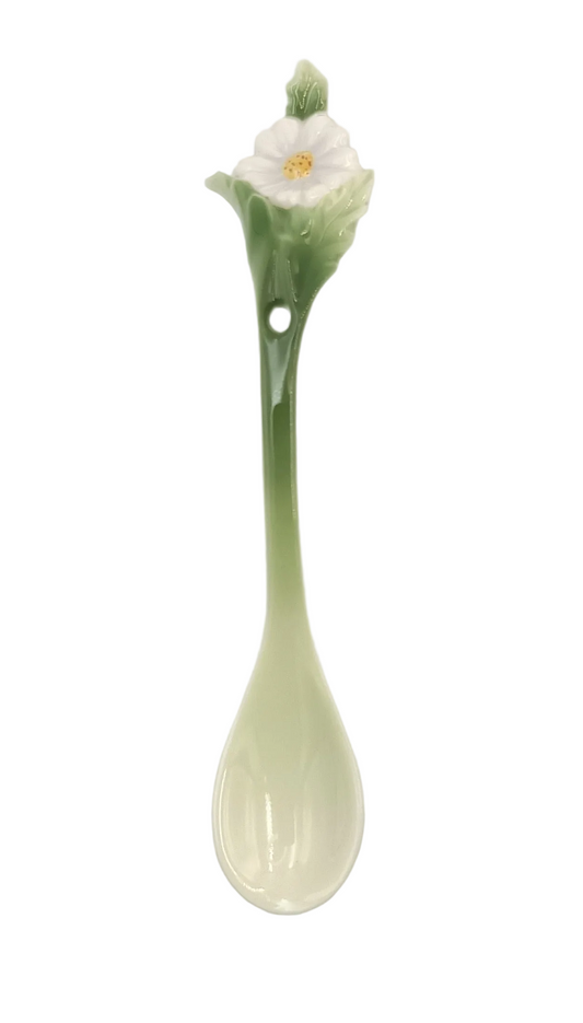 Franz Collection | Delicate Daisy | Sculptured Porcelain Spoon | Taiwan, 2000s