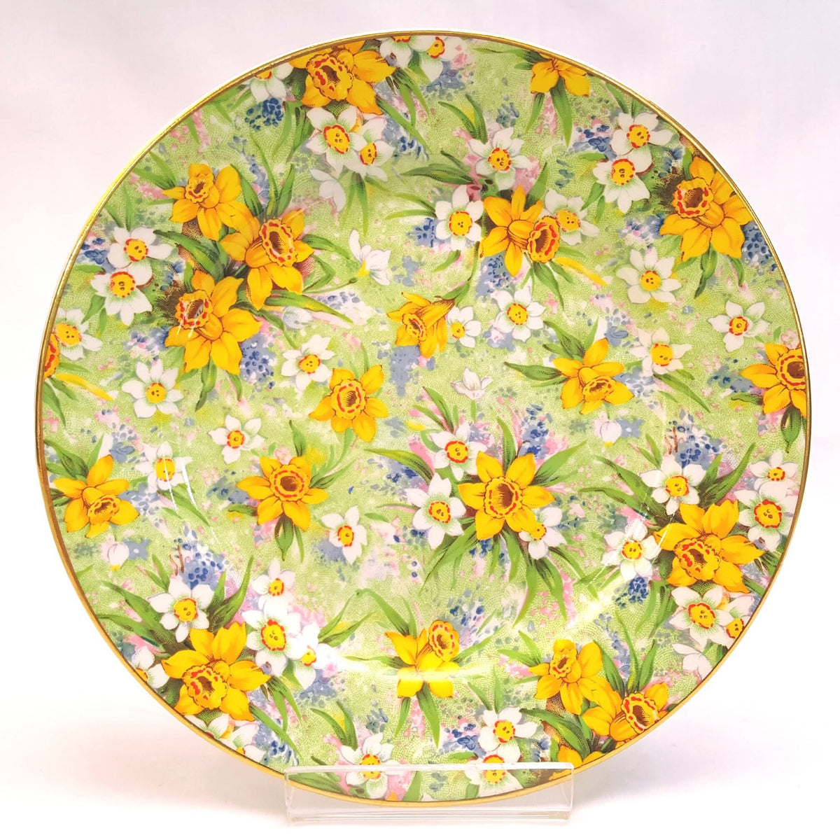 Grimwades Royal Winton | 'Richmond' Chintz | Two Trios | Richmond Shape | Earthenware | 1995 Reissue of 1938 Original | Unused Condition