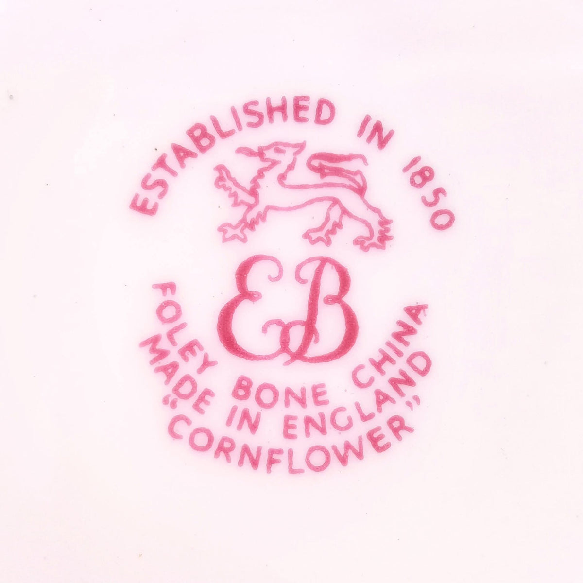 E. Brain & Co Ltd | Foley Bone China | 'Cornflower' | Two Trios | Bone China | Circa 1920s–1940s | Very Good Condition