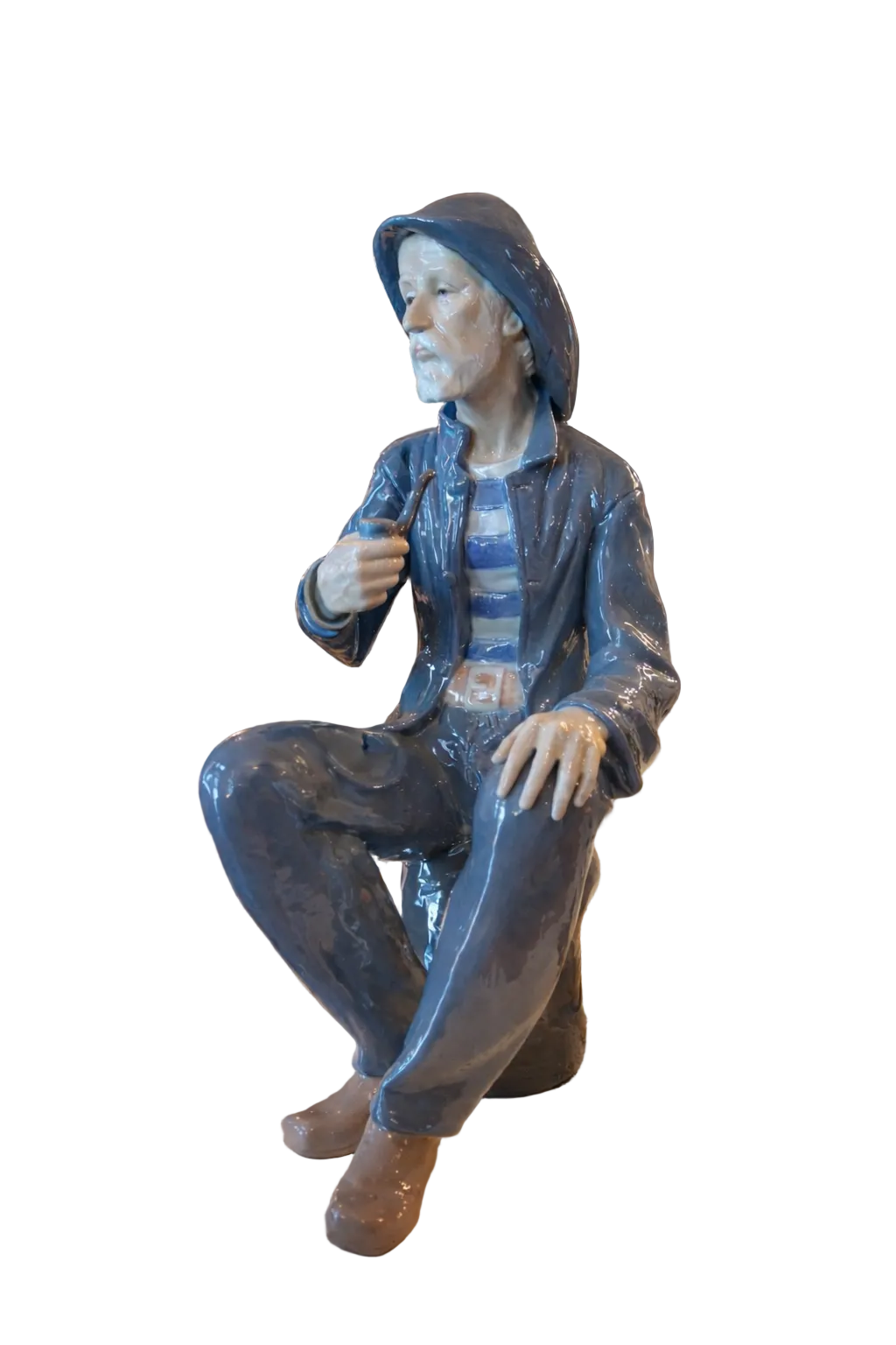 Nao by Lladró | Old Fisherman | Model 262 | Porcelain Figure | Spain | 1960–1978 (Retired)