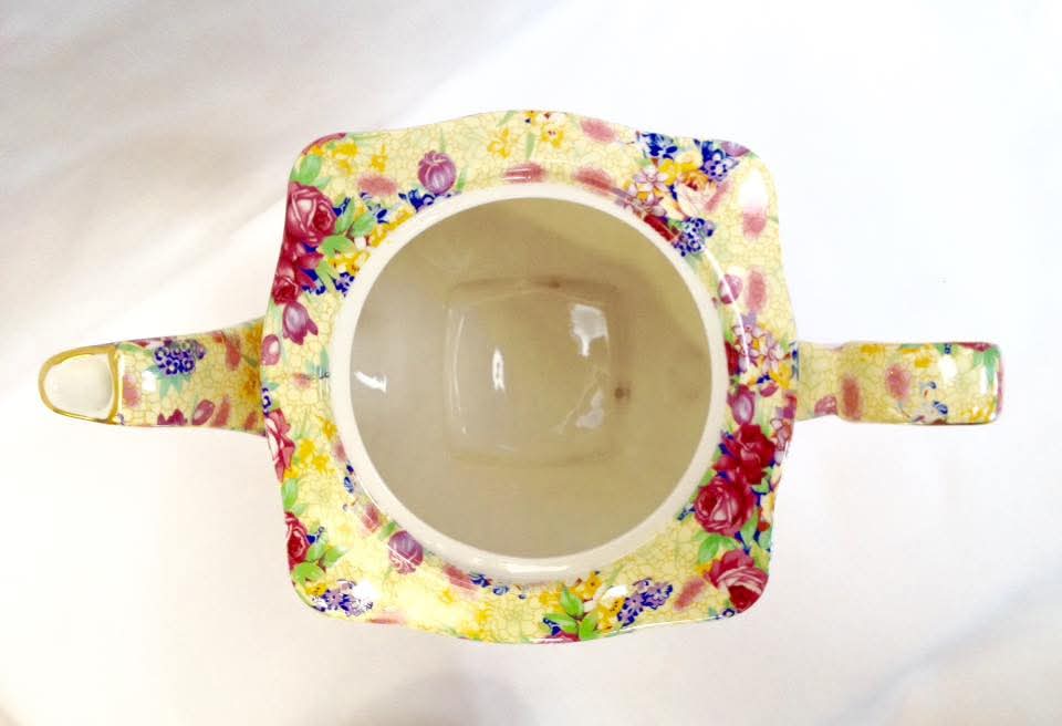 Grimwades Royal Winton | Welbeck | Chintz Teapot, Milk Jug and Open Sugar Basin | Earthenware | England | 1995 Revival