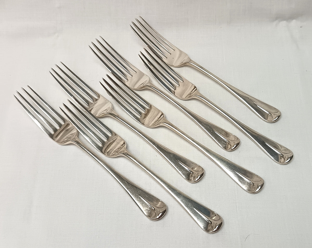 Chawner & Co | Old English Pattern | Part Sterling Silver Flatware Set | London | 1863