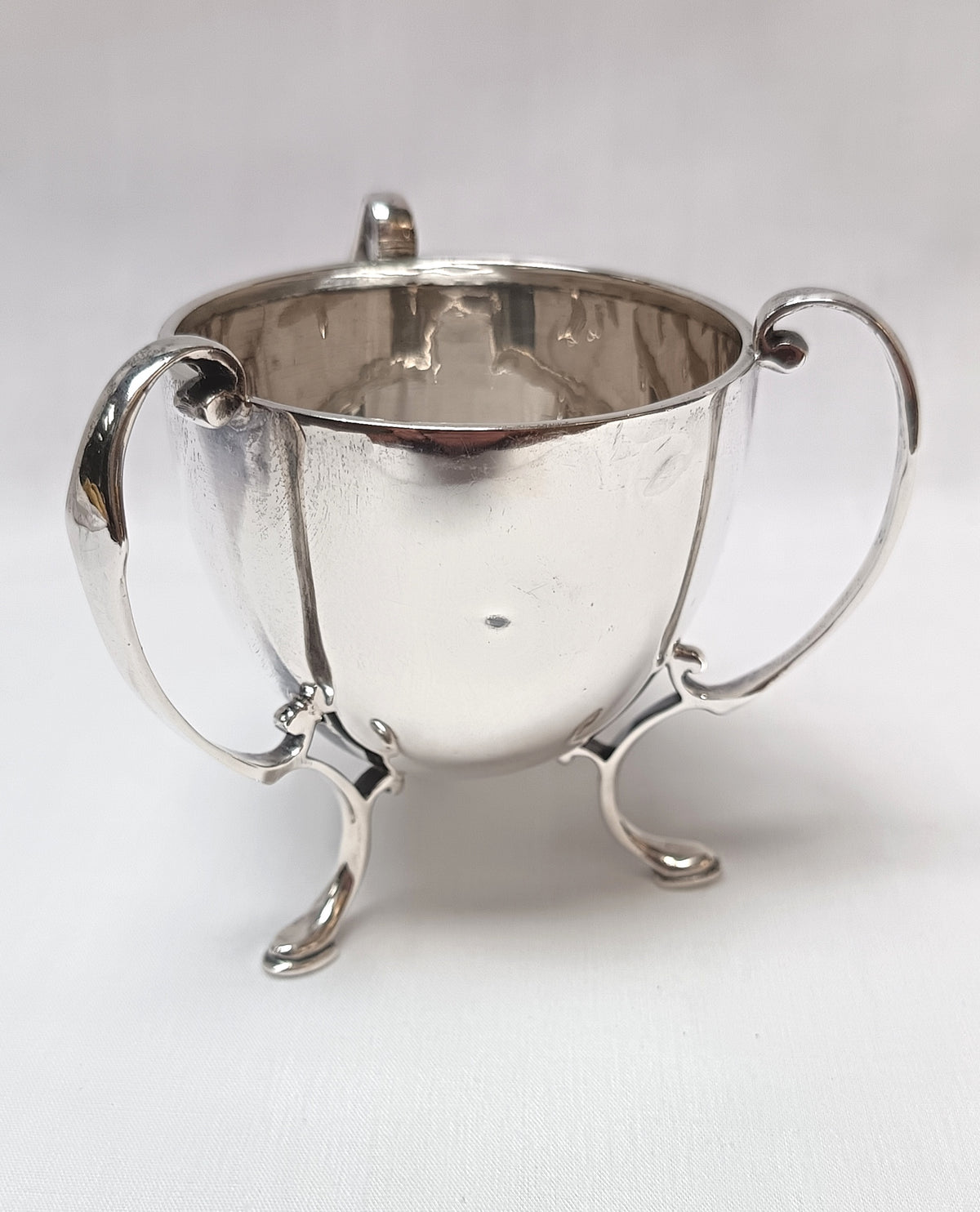 Art Deco Sterling Silver Tyg / Loving Cup – Stevenson & Law, 1934 | Elegant Collectible