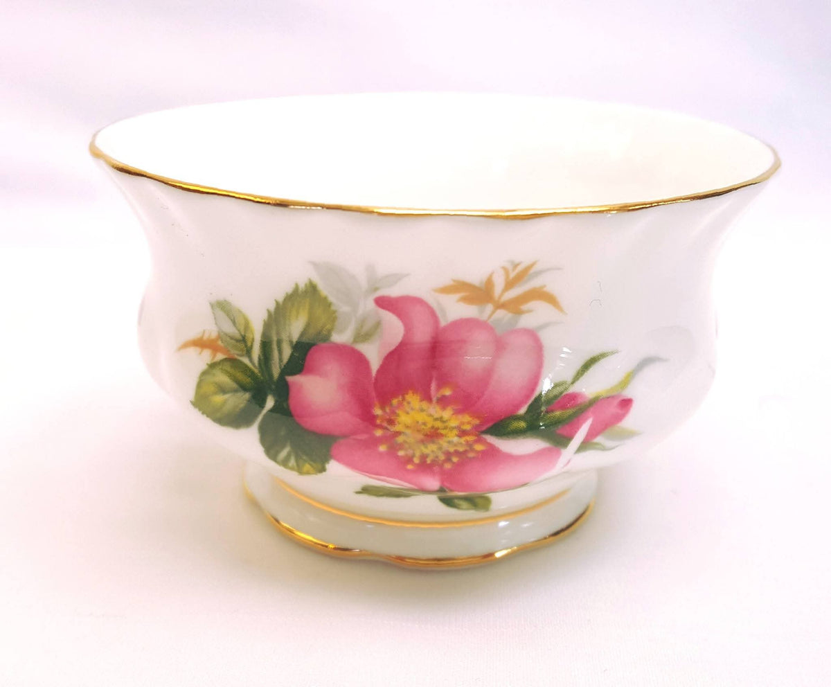 Royal Albert | Prairie Rose | Coffee Pot, Milk Jug & Sugar Bowl | Three-Piece Coffee Grouping | 1950s–1960s