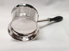 Load image into Gallery viewer, Antique Sterling Silver Brandy Saucepan with Ebony Handle – Elegant Collectible Tableware
