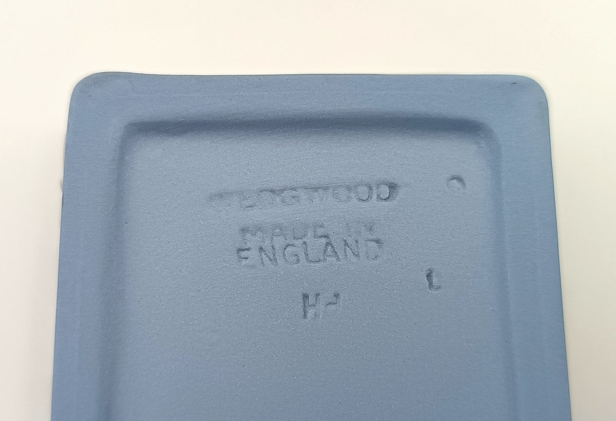Wedgwood | Blue Jasperware | Rectangular Lidded Box | Made in England | 20th Century