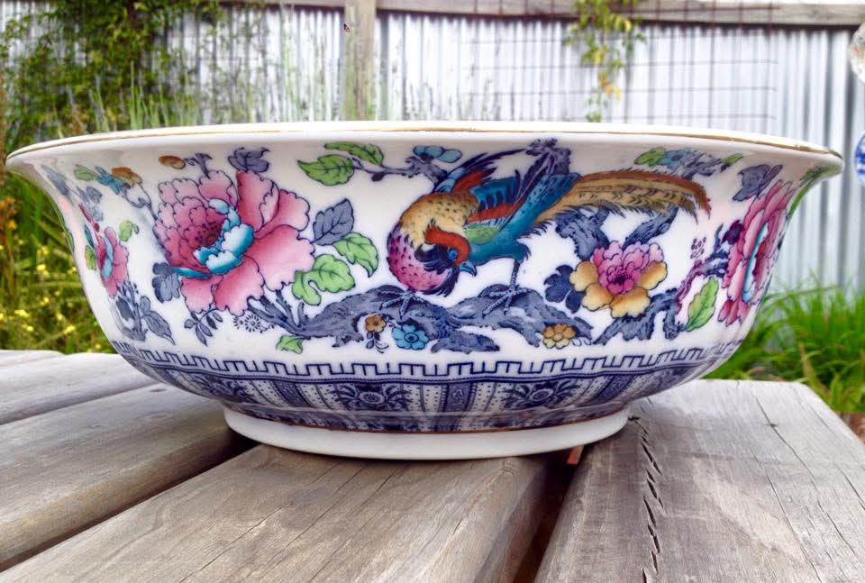 Keeling & Co. Ltd | Losol Ware | Shanghai | Washbowl and Jug | Semi-Porcelain | Burslem, England | c.1912–1936