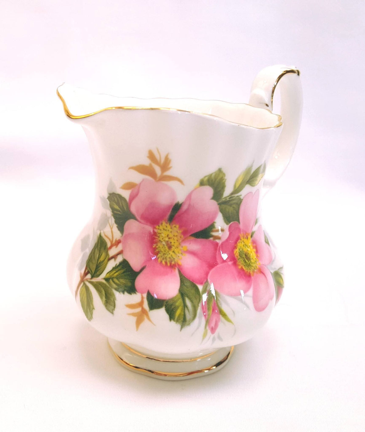 Royal Albert | Prairie Rose | Coffee Pot, Milk Jug & Sugar Bowl | Three-Piece Coffee Grouping | 1950s–1960s