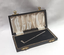 Load image into Gallery viewer, Vintage John Rose Sterling Silver Golf Club Cocktail Pick – Birmingham 1968, Original Case, Collectible Novelty
