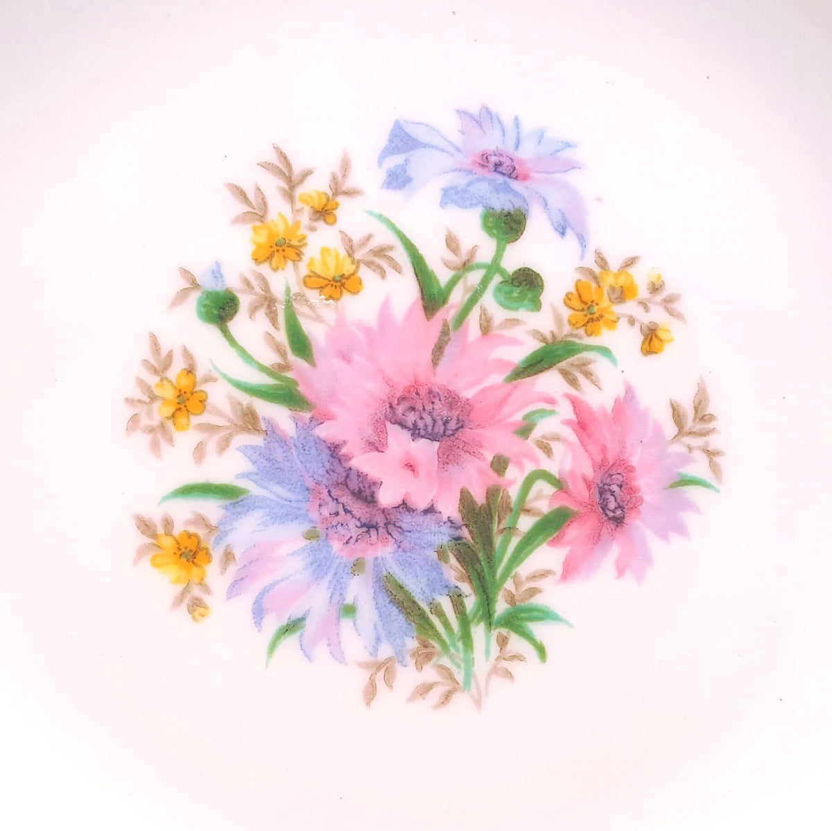 E. Brain & Co Ltd | Foley Bone China | 'Cornflower' | Two Trios | Bone China | Circa 1920s–1940s | Very Good Condition