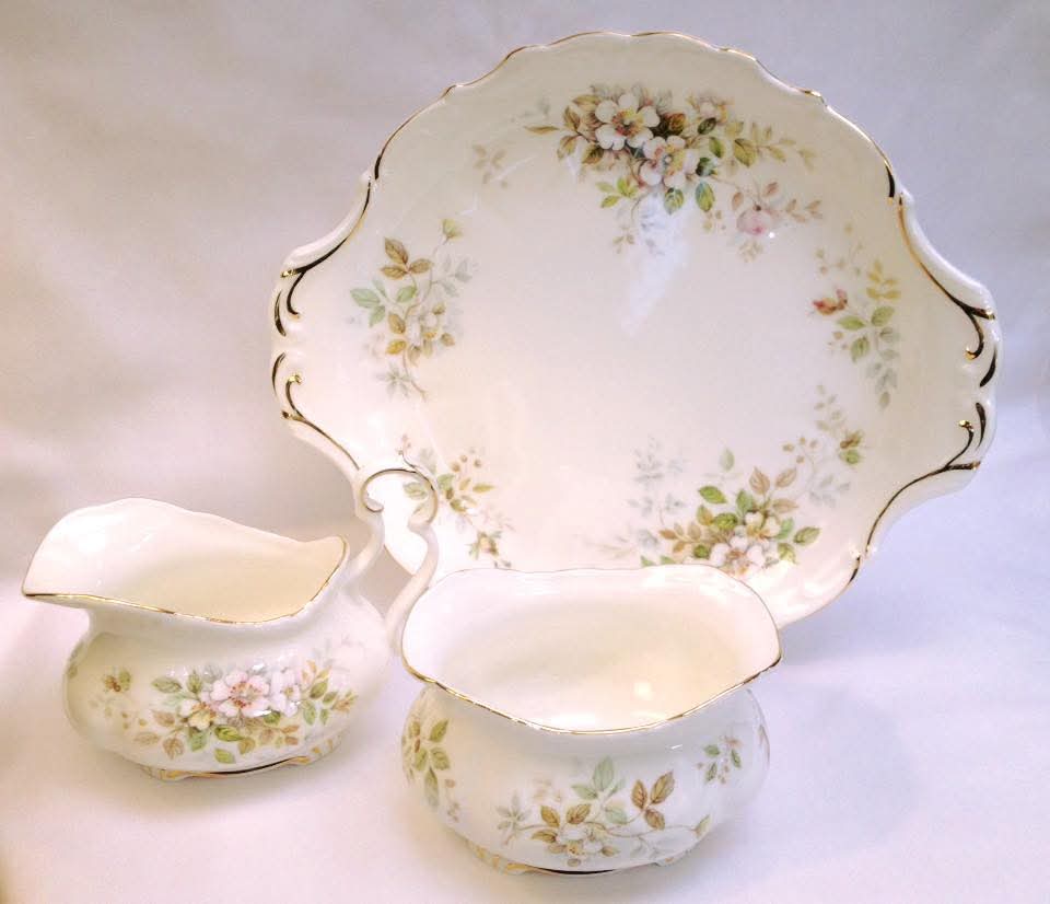 Royal Albert | Haworth | Three-Piece Serving Grouping | Bone China | England, 1982–