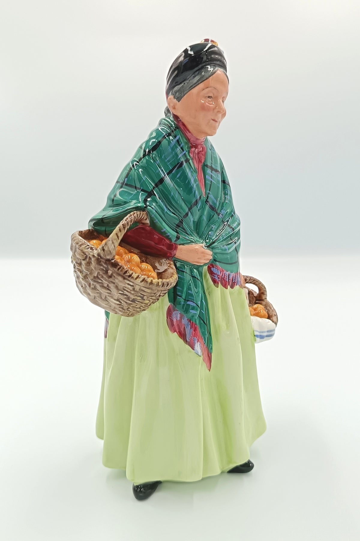 Royal Doulton | The Orange Lady | HN 1953 | Porcelain Figurine | England, Introduced 1940