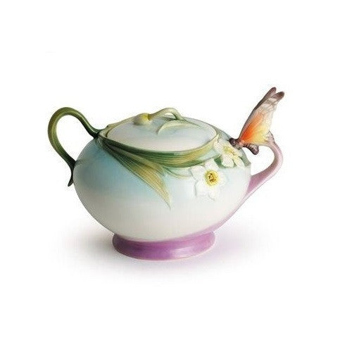 Papillion Butterfly Lidded Sugar Bowl – Franz Collection, Taiwan (Boxed)
