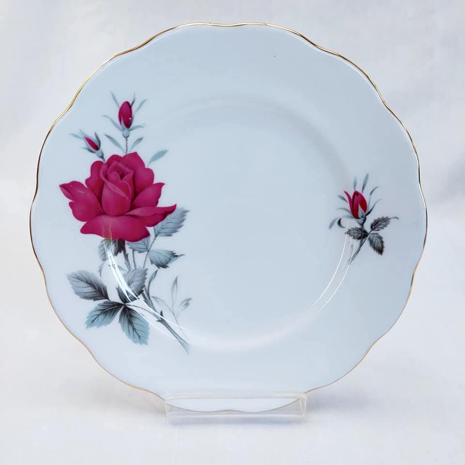 Vintage Royal Albert ‘Sweet Romance’ Bone China Trios – Made in England