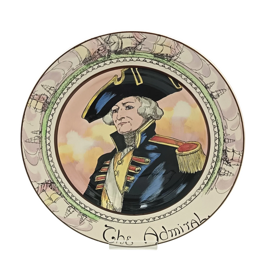 Royal Doulton | The Professionals Series — The Admiral | Series Ware Cabinet Plate | Pattern D6278 | England, mid-20th century