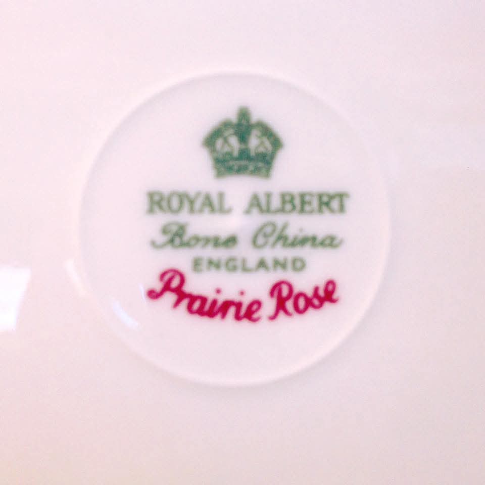 Royal Albert 'Prairie Rose' Bone China Trio — Set of Four