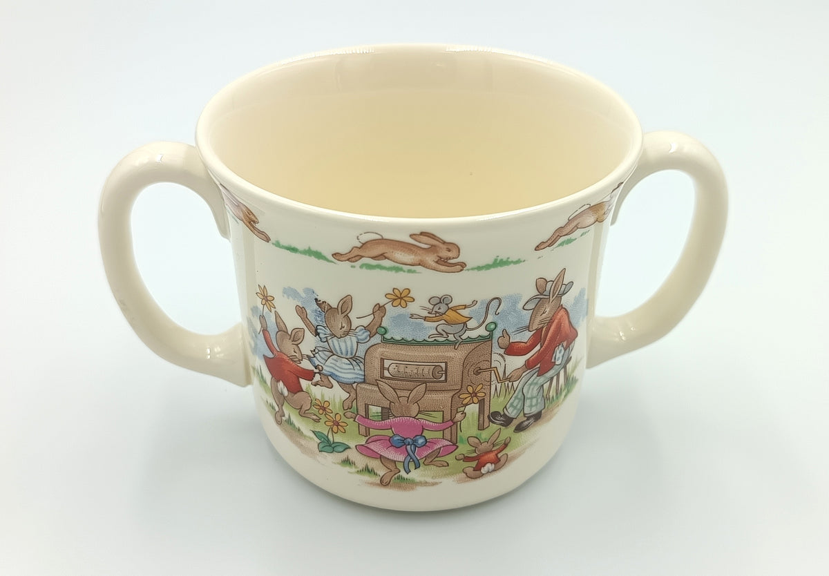 Royal Doulton | Bunnykins | Two-Handled Child's Mug | Fine Bone China | England, c.1936–1990s