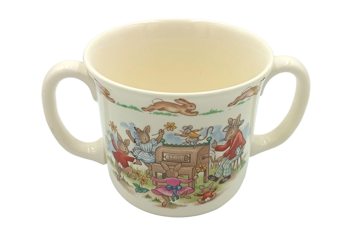 Royal Doulton | Bunnykins | Two-Handled Child's Mug | Fine Bone China | England, c.1936–1990s