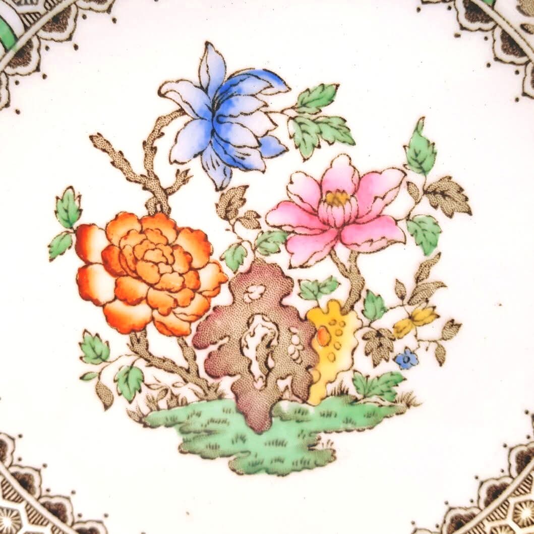 Copeland Spode | Chinese Rose | Two Trios | Rd No 629,599 | Circa 1913–1940s