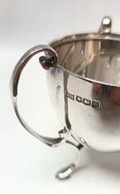 Load image into Gallery viewer, Art Deco Sterling Silver Tyg / Loving Cup – Walker &amp; Hall Sheffield 1929, Egg-Shaped Elegance
