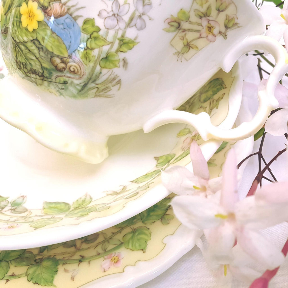 Royal Doulton | Brambley Hedge — Spring | Trio | Jill Barklem | 1983