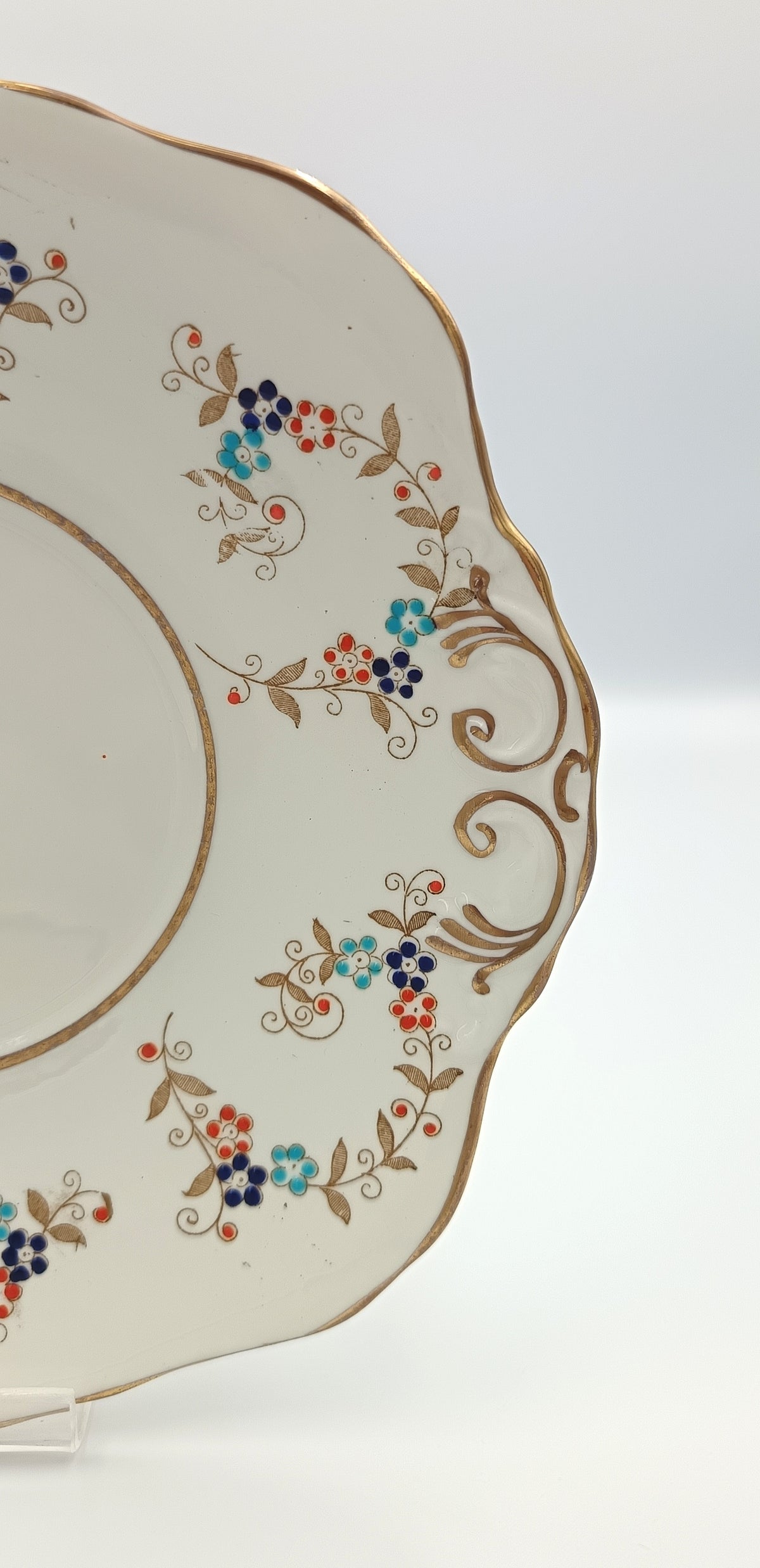 J. H. Middleton & Co. (Delphine) | Pattern 1937 | Cake Plate | Bone China | Longton, England, c.1930s