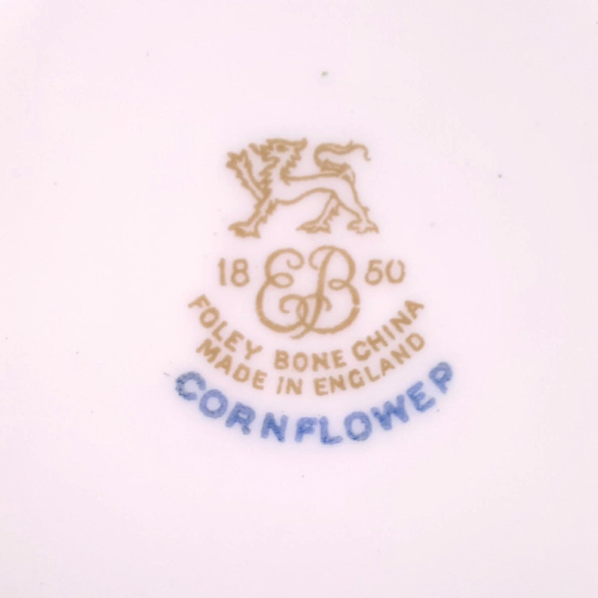 E. Brain & Co Ltd | Foley Bone China | 'Cornflower' | Two Trios | Bone China | Circa 1920s–1940s | Very Good Condition