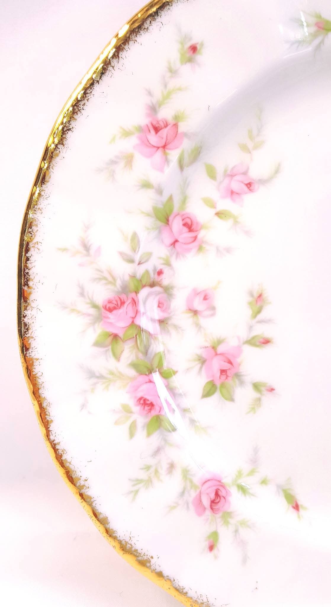 Royal Albert | Victoriana Rose | Five Trios | Teacup, Saucer & Side Plate | Pattern Copyright 1966