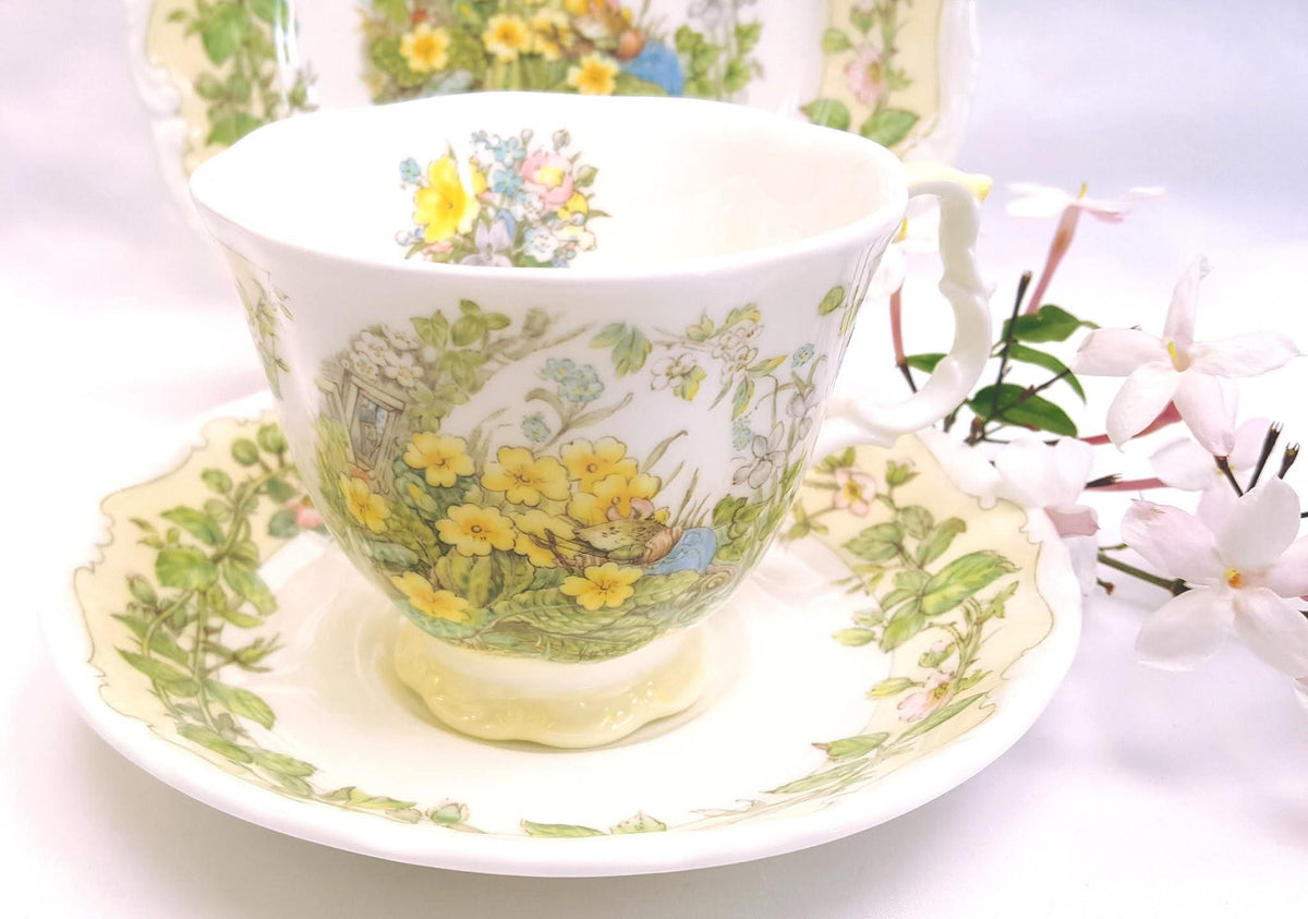Royal Doulton | Brambley Hedge — Spring | Trio | Jill Barklem | 1983
