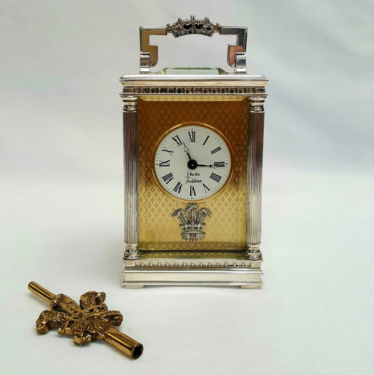 Charles Frodsham & Co London | Limited Edition Sterling Silver Carriage Clock | Royal Wedding 1981 | No. 265/1000