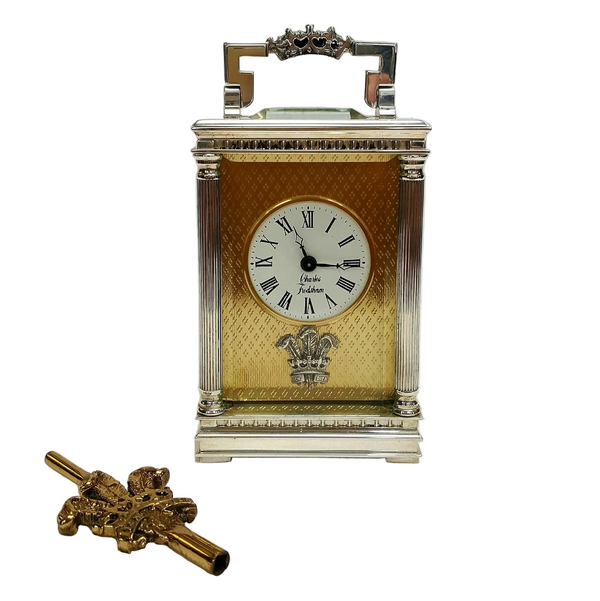 Charles Frodsham & Co London | Limited Edition Sterling Silver Carriage Clock | Royal Wedding 1981 | No. 265/1000