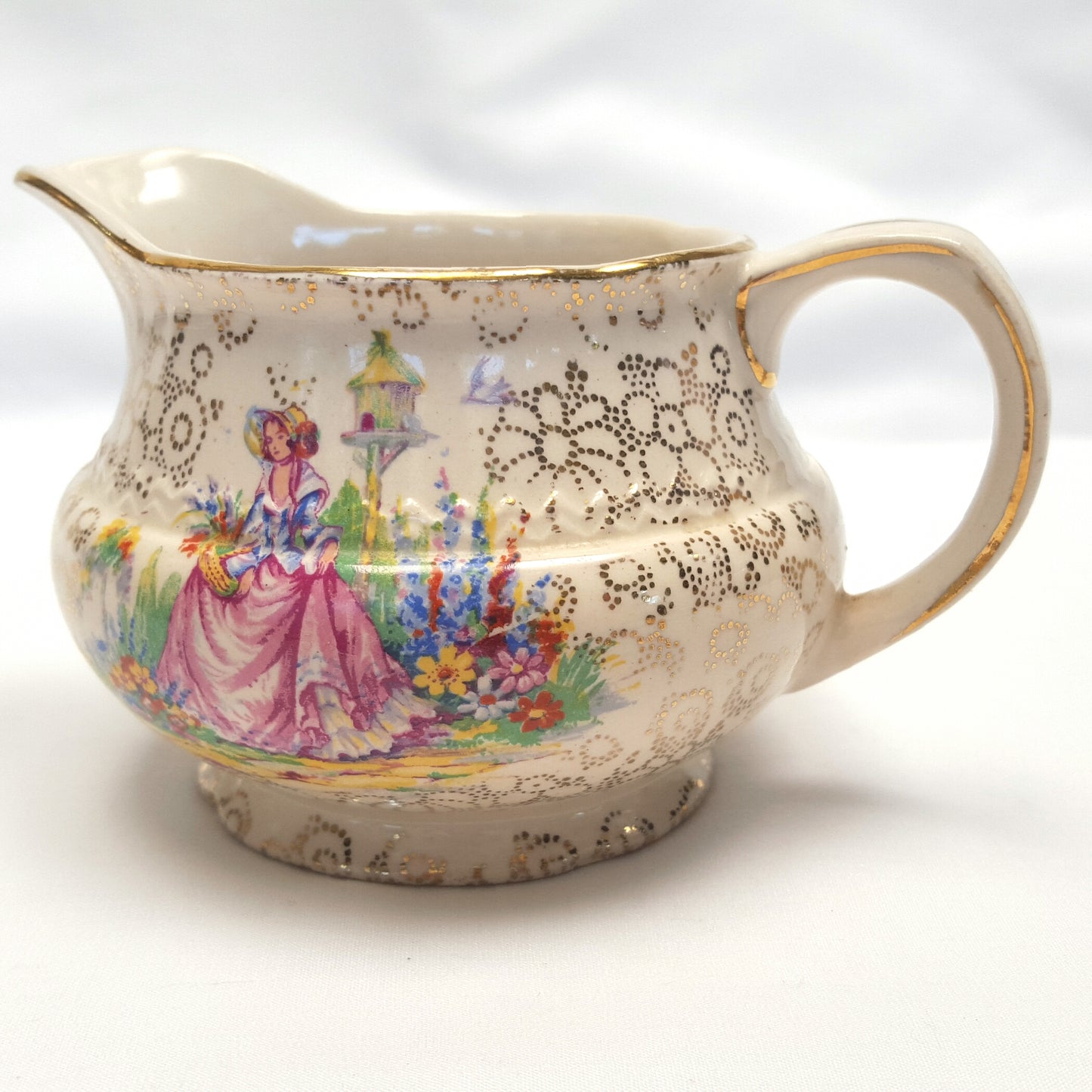 Vintage H & K Tunstall ‘Crinoline Lady’ Chintz Milk Jug