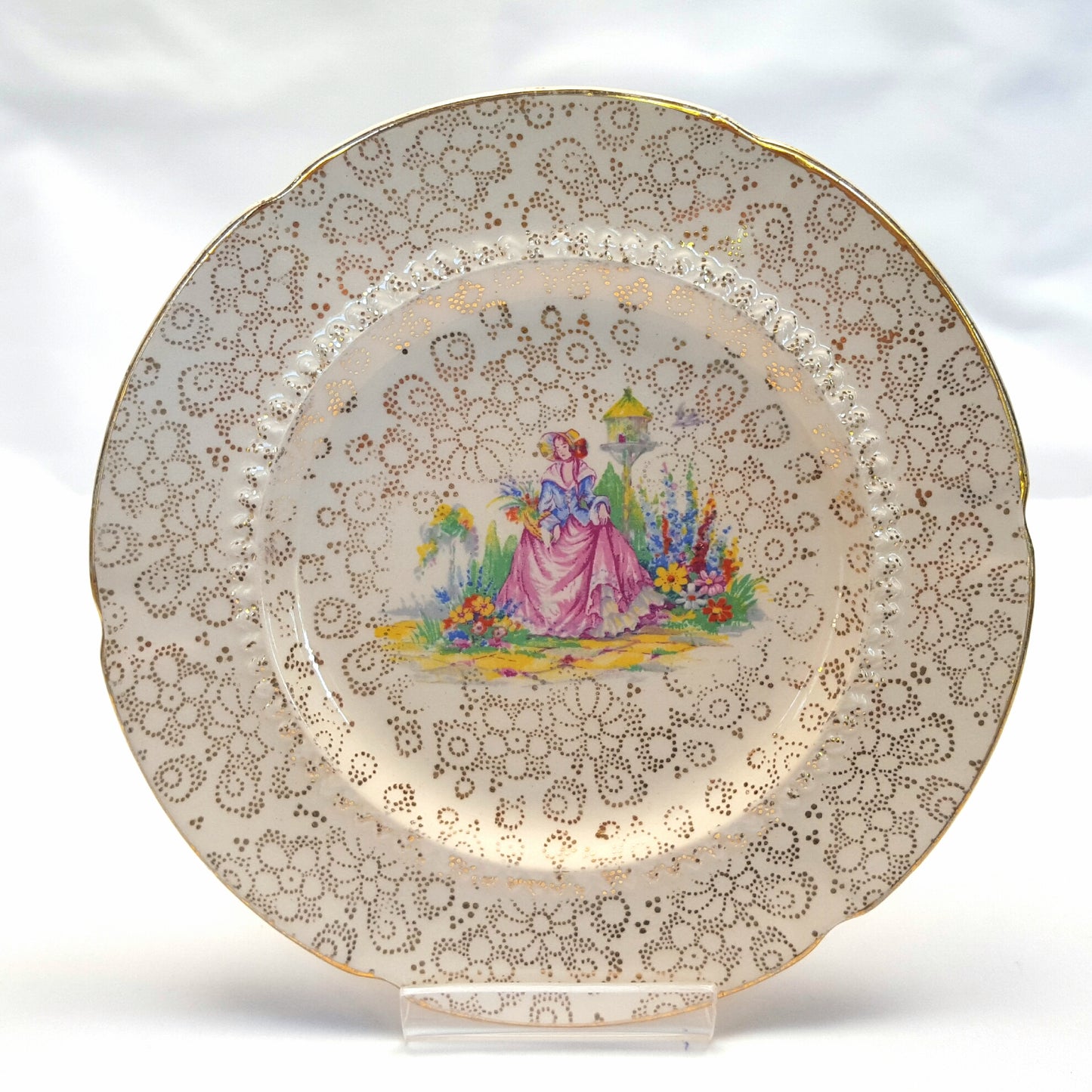Vintage H & K Tunstall ‘Crinoline Lady’ Chintz Trio