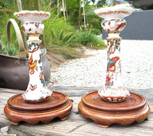 Load image into Gallery viewer, Royal Crown Derby candlesticks
