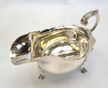 Load image into Gallery viewer, Hallmarked sterling silver gravy boat
