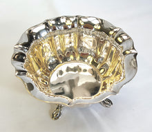 Load image into Gallery viewer, Hallmarked sterling silver open sugar bowl
