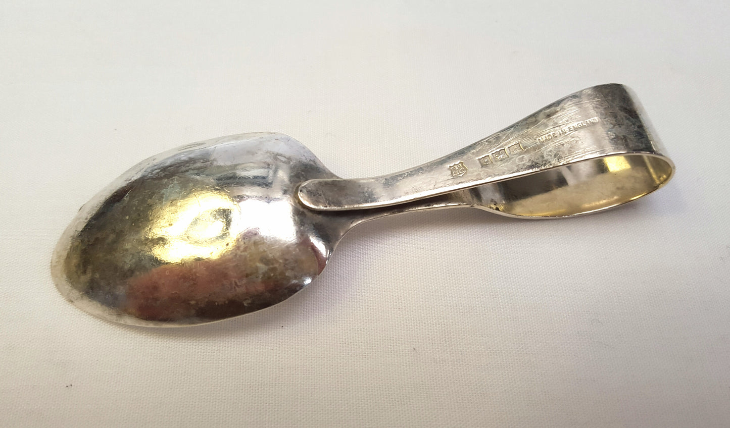 Hallmarked Sterling Silver Baby Feeding Spoon