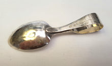 Load image into Gallery viewer, Hallmarked sterling silver baby feeding spoon
