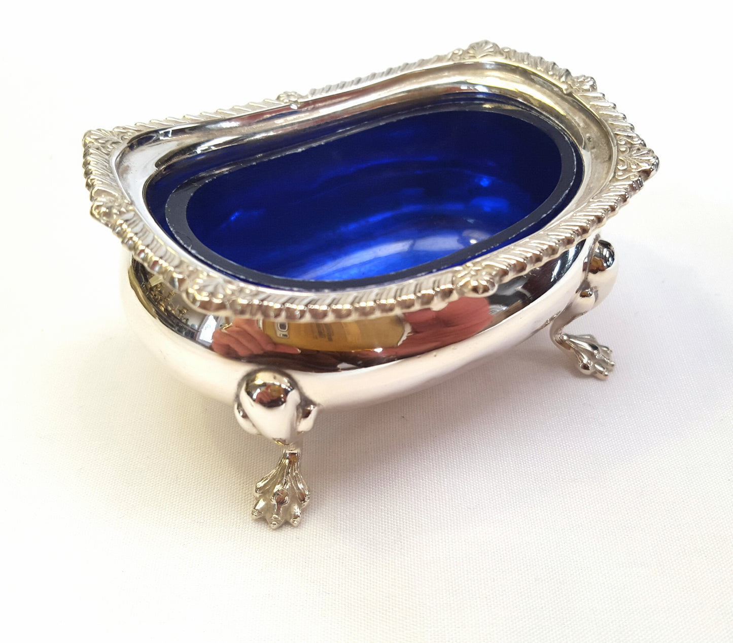 Hallmarked Sterling Silver Open Salt Cellar