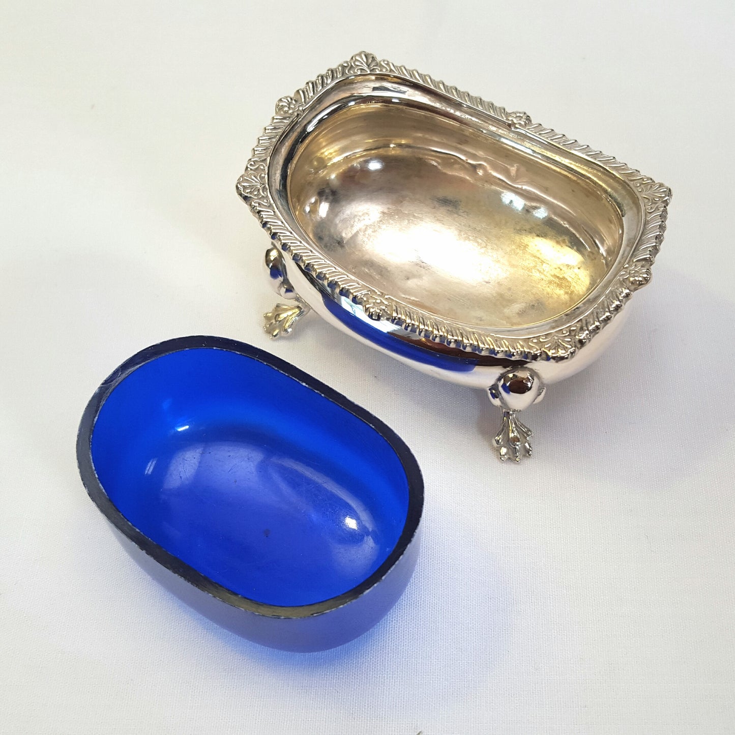 Hallmarked Sterling Silver Open Salt Cellar